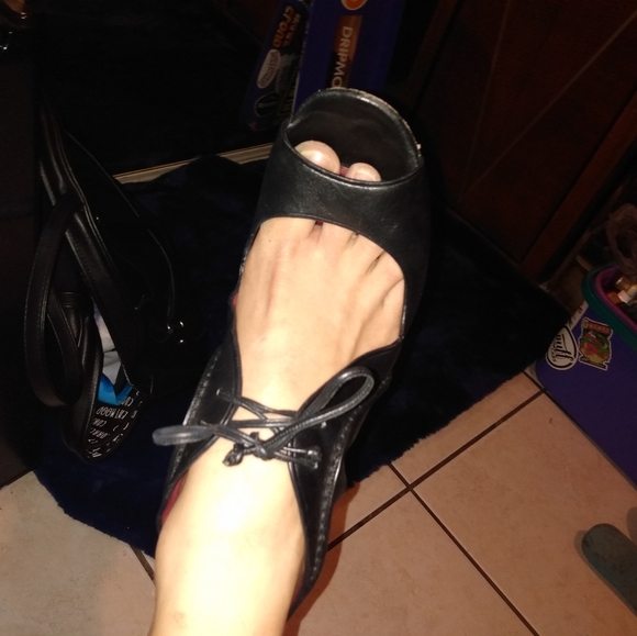 Coach Lace Up Adorable Heels Snakeskin heel - Picture 5 of 13